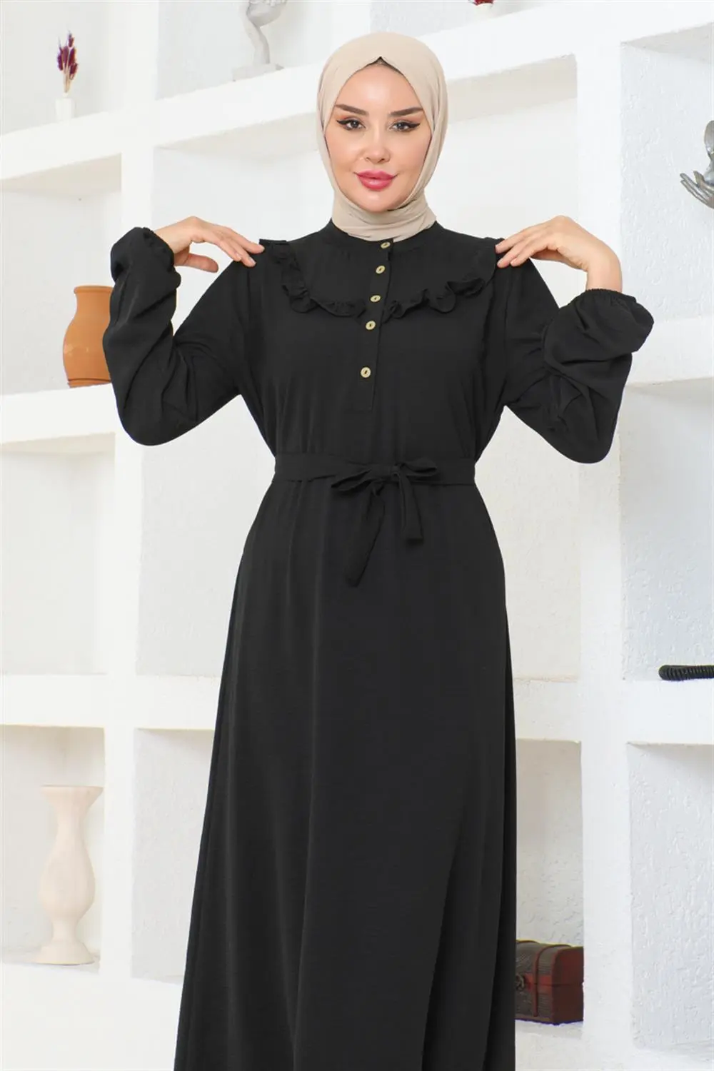 Rose Ruffle Aerobin Dress-detail