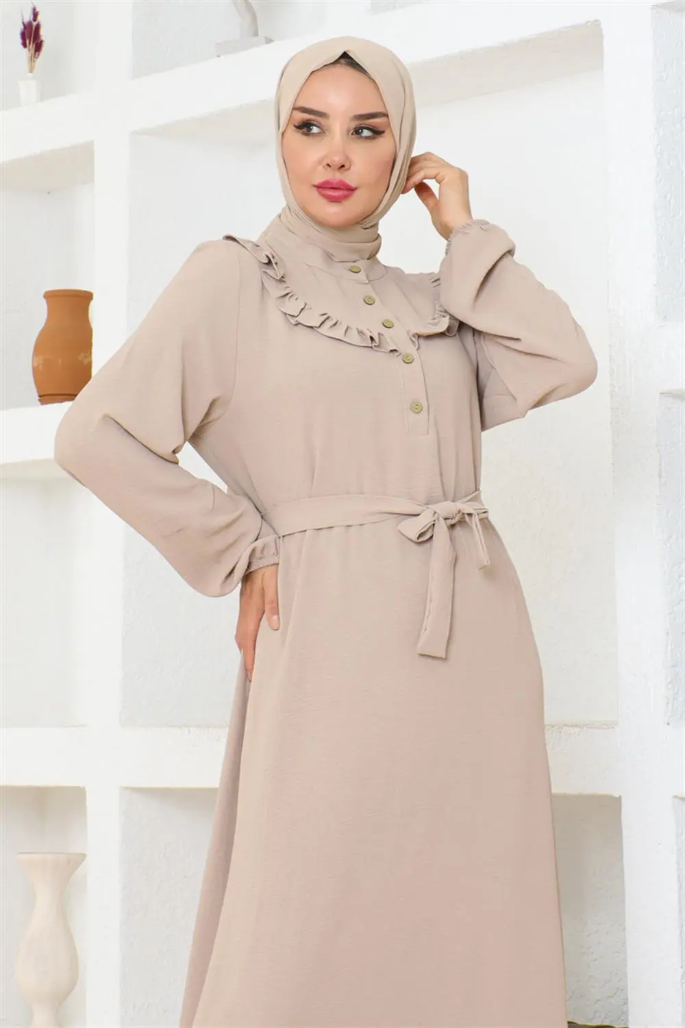 Rose Ruffle Aerobin Dress-detail