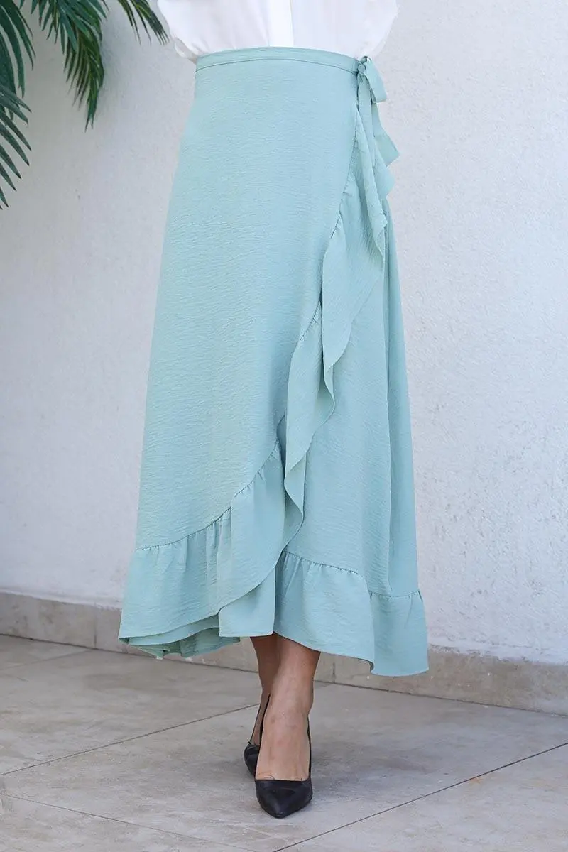 Ruffle Design Skirt-detail