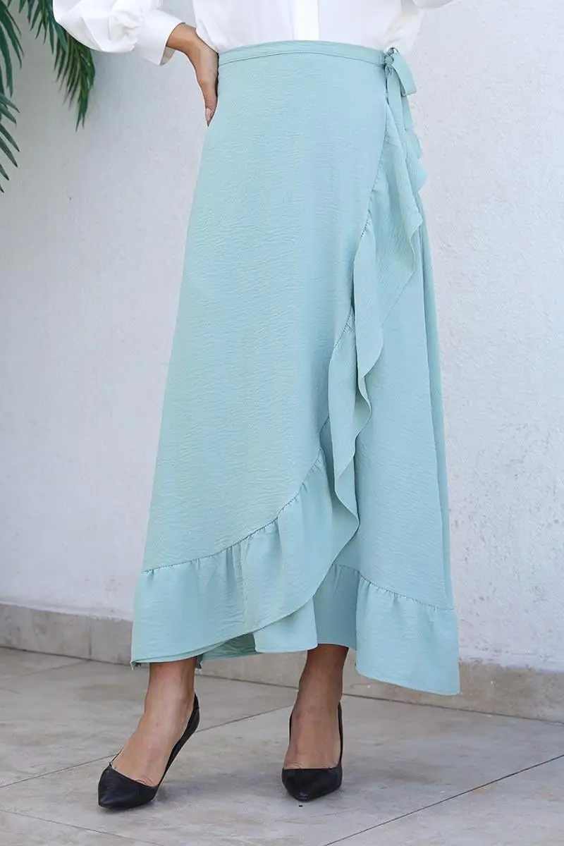 Ruffle Design Skirt-detail