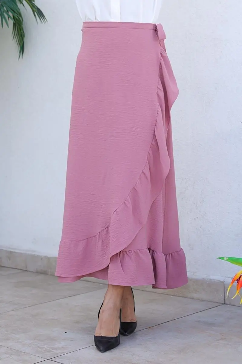 Ruffle Design Skirt-detail