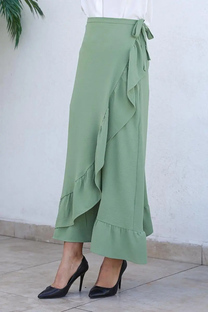 Ruffle Design Skirt-detail