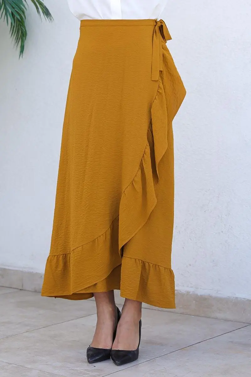 Ruffle Design Skirt-detail