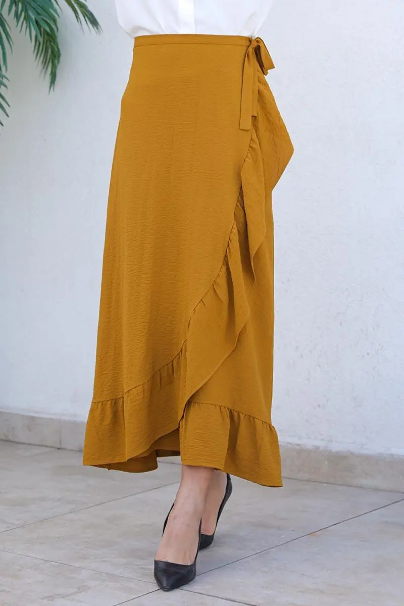 Ruffle Design Skirt-detail