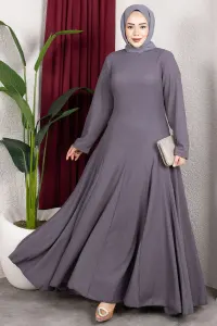 Ruffle Detailed Crepe Dress