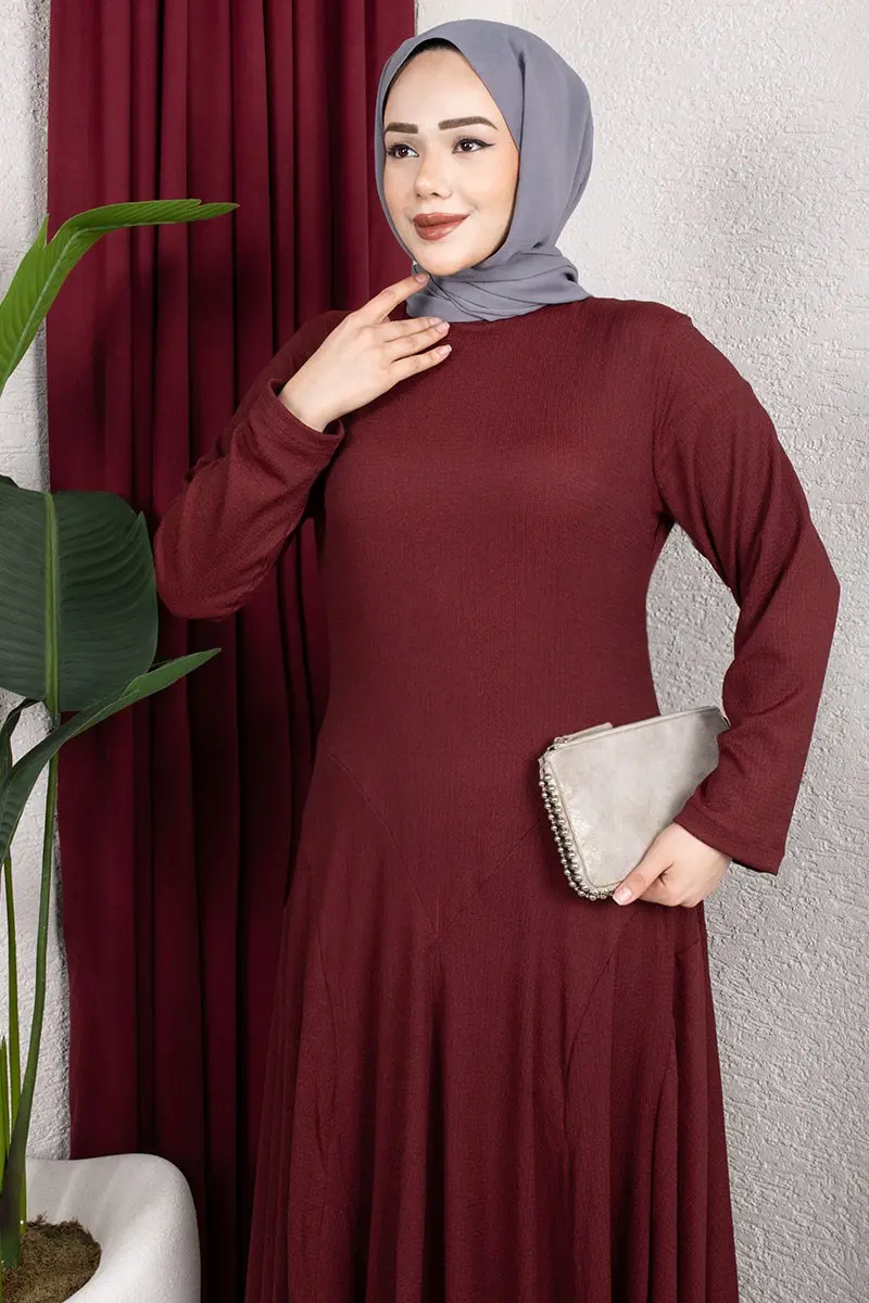 Ruffle Detailed Crepe Dress-detail