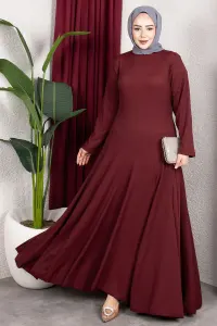 Ruffle Detailed Crepe Dress