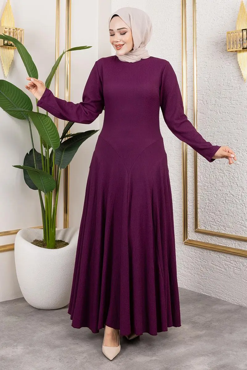 Ruffle Detailed Crepe Dress-detail