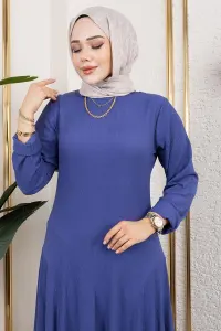 Ruffle Detailed Crepe Dress