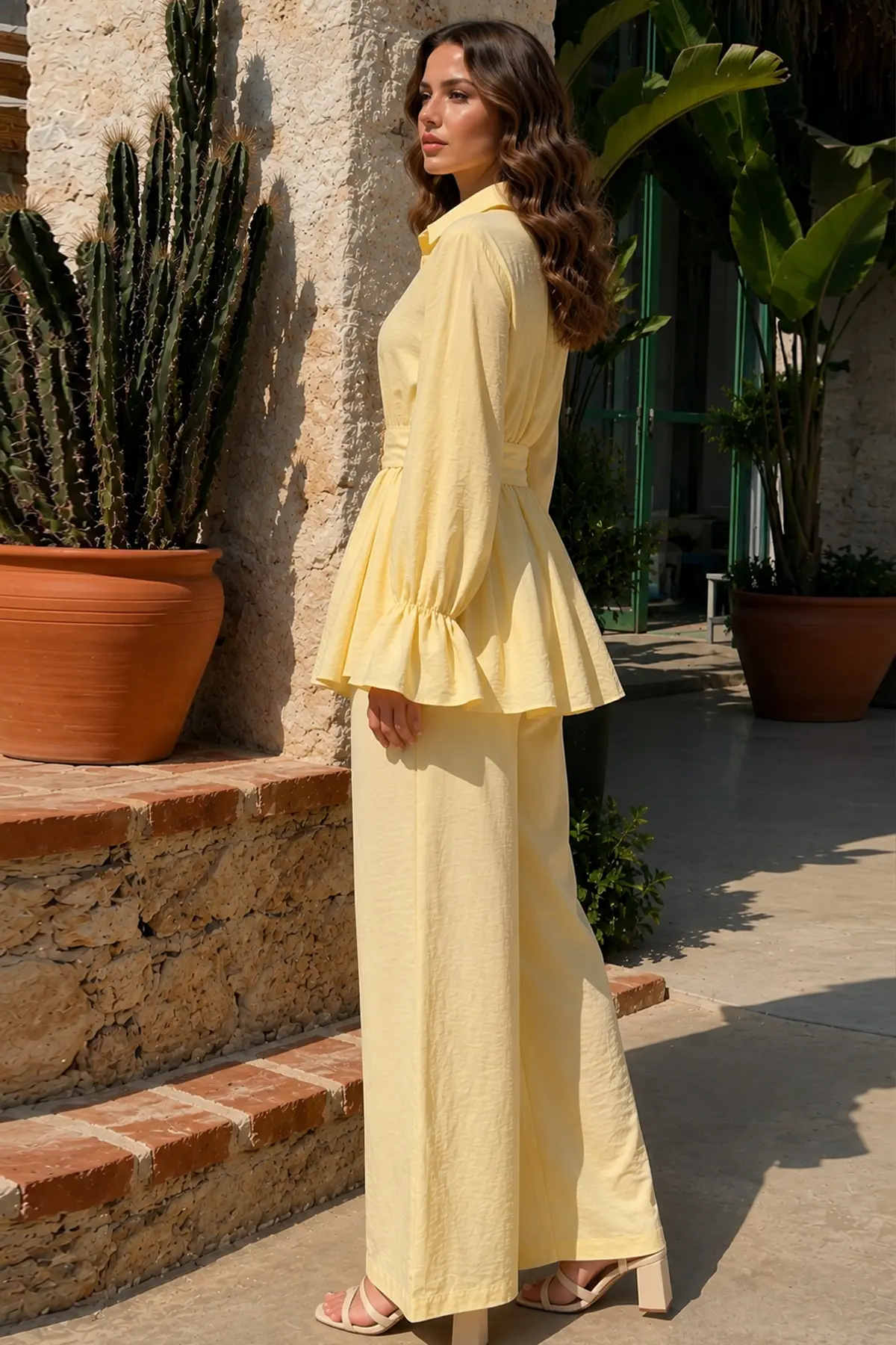 Ruffled Hijab Set-detail