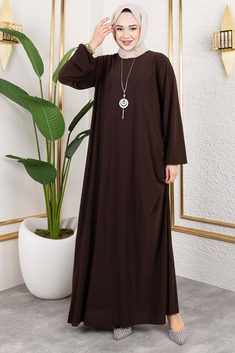 Sandy Dress With Necklace