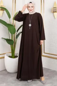 Sandy Dress With Necklace