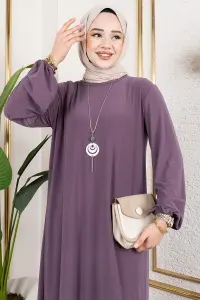 Sandy Dress With Necklace