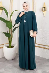 Sandy Dress With Necklace