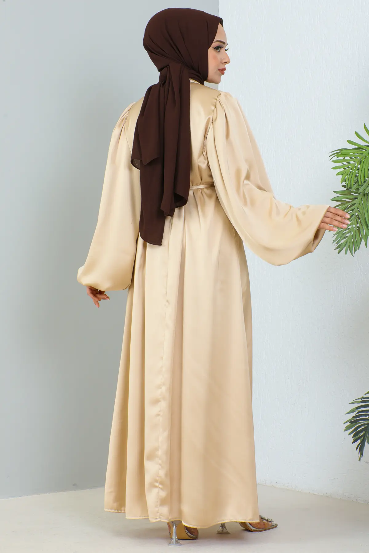 Satin Daily Dress-detail