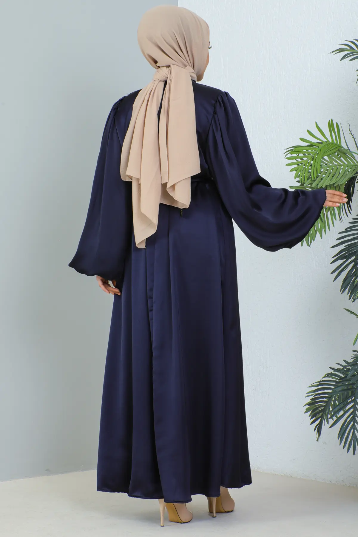 Satin Daily Dress-detail