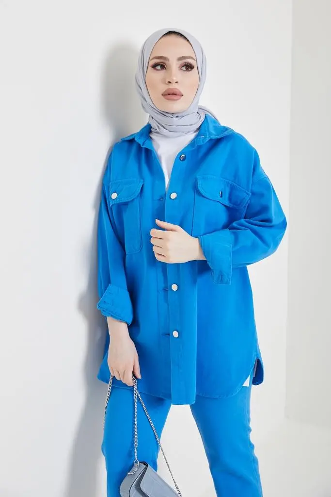 Sax Jacket And Pant Suit-detail