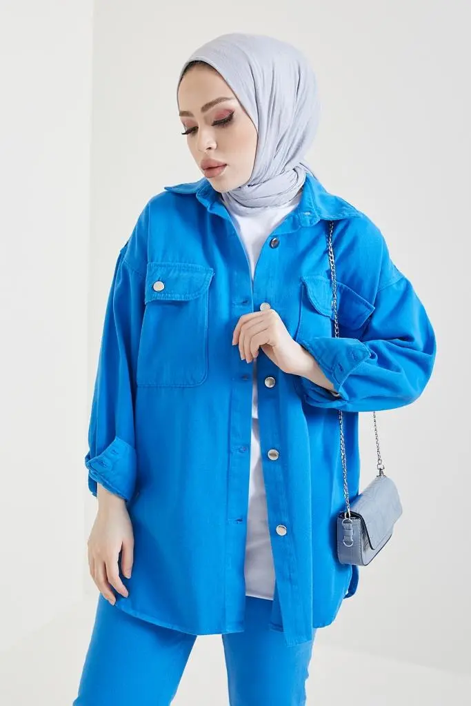 Sax Jacket And Pant Suit-detail