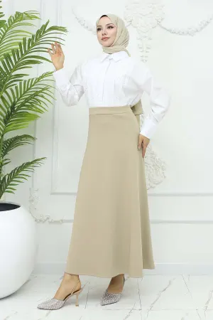 Scuba Flared Skirt