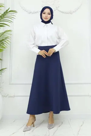 Scuba Flared Skirt
