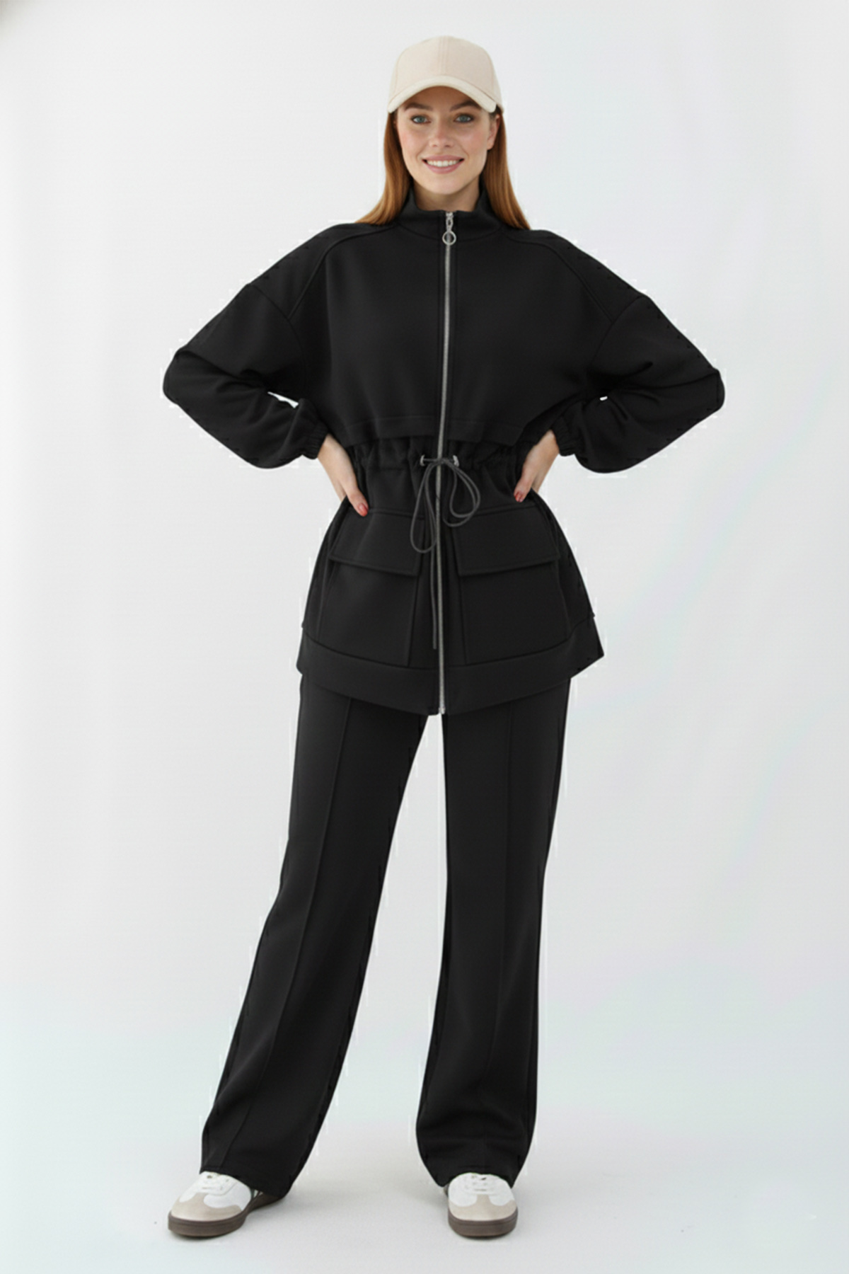Scuba Suit With Drawstring Waist