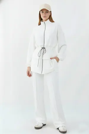 Scuba Suit With Drawstring Waist