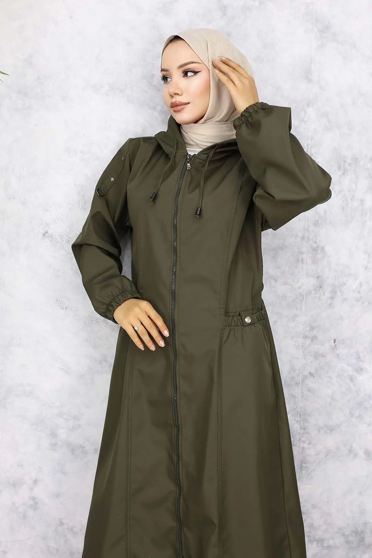 Seasonal Trench Coat-detail