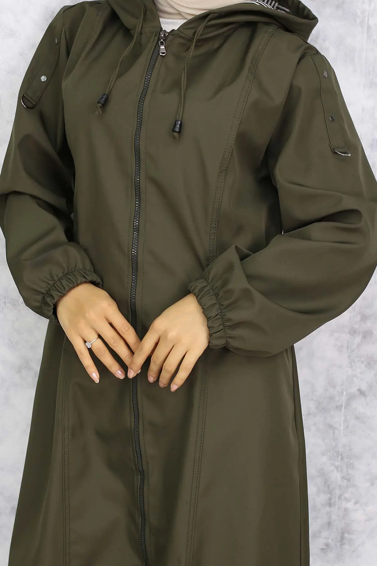 Seasonal Trench Coat-detail