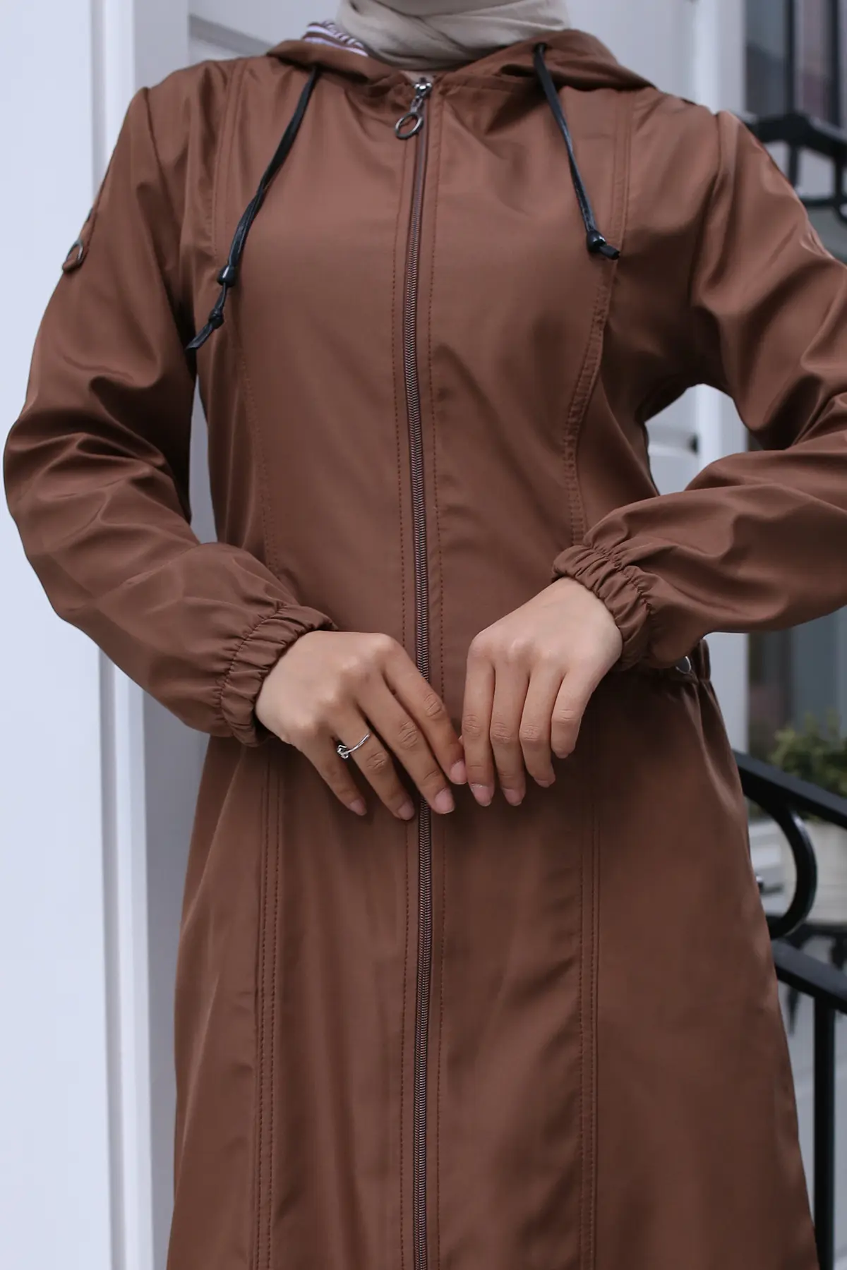 Seasonal Trench Coat-detail