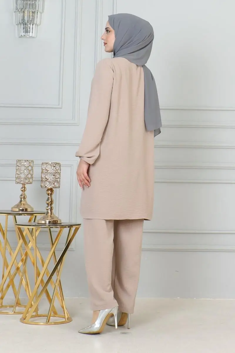 Sequin Detailed Hijab Suit-detail