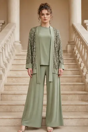 Sequin-embellished Modest Matching Set