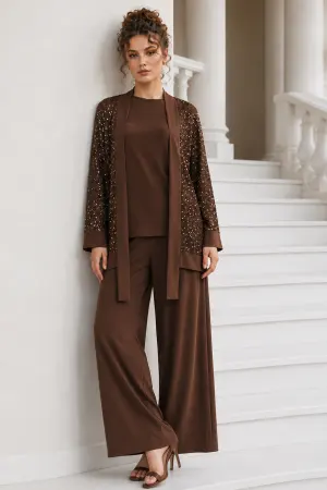 Sequin-embellished Modest Matching Set