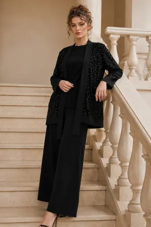Sequin-embellished Modest Matching Set