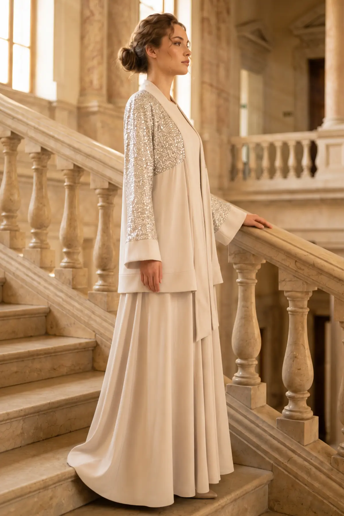 Sequin Hijab Dress-detail