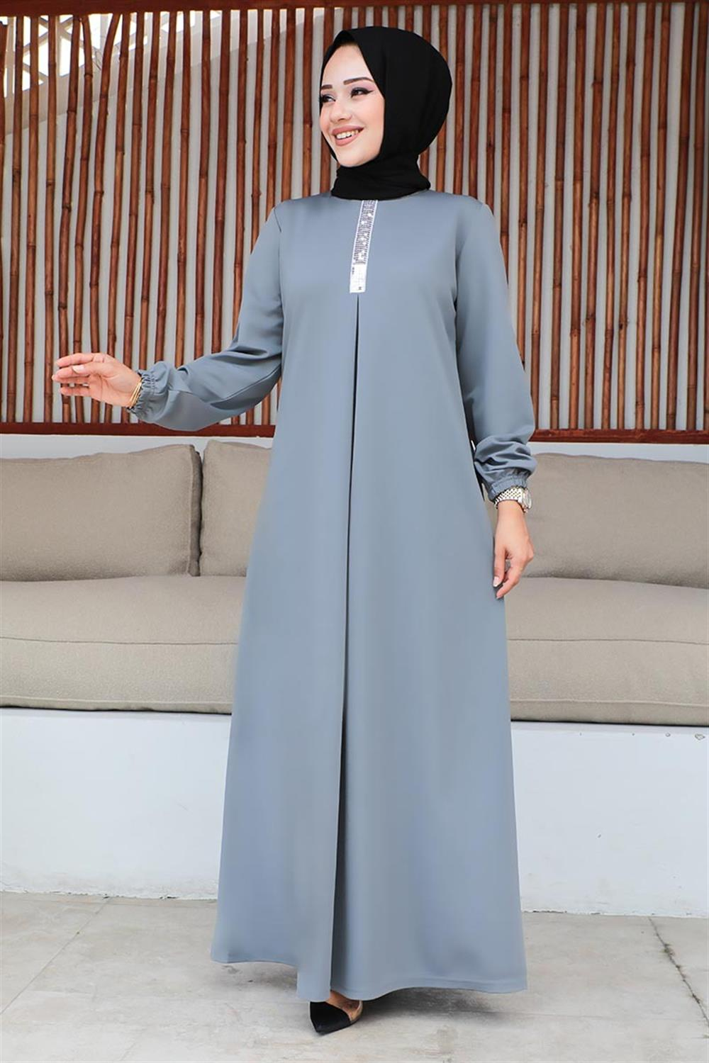 Sequined Hijab Dress