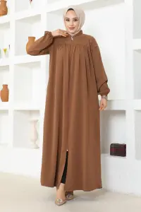 Shirred Jessica Crepe Abaya