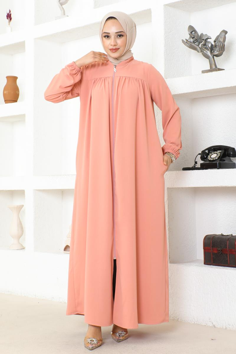 Shirred Jessica Crepe Abaya
