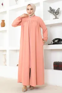 Shirred Jessica Crepe Abaya