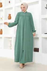 Shirred Jessica Crepe Abaya