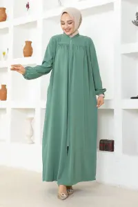 Shirred Jessica Crepe Abaya