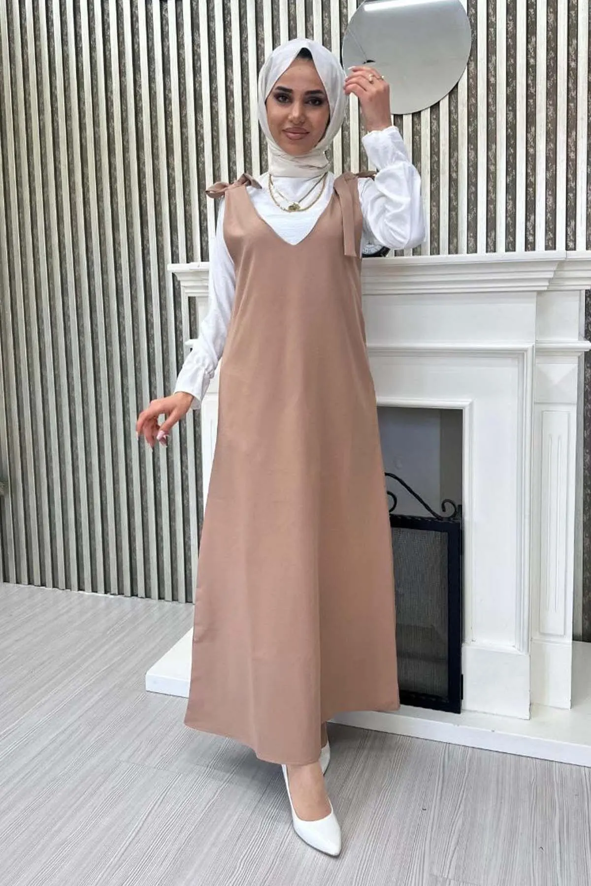 Shirt + Vest Dress