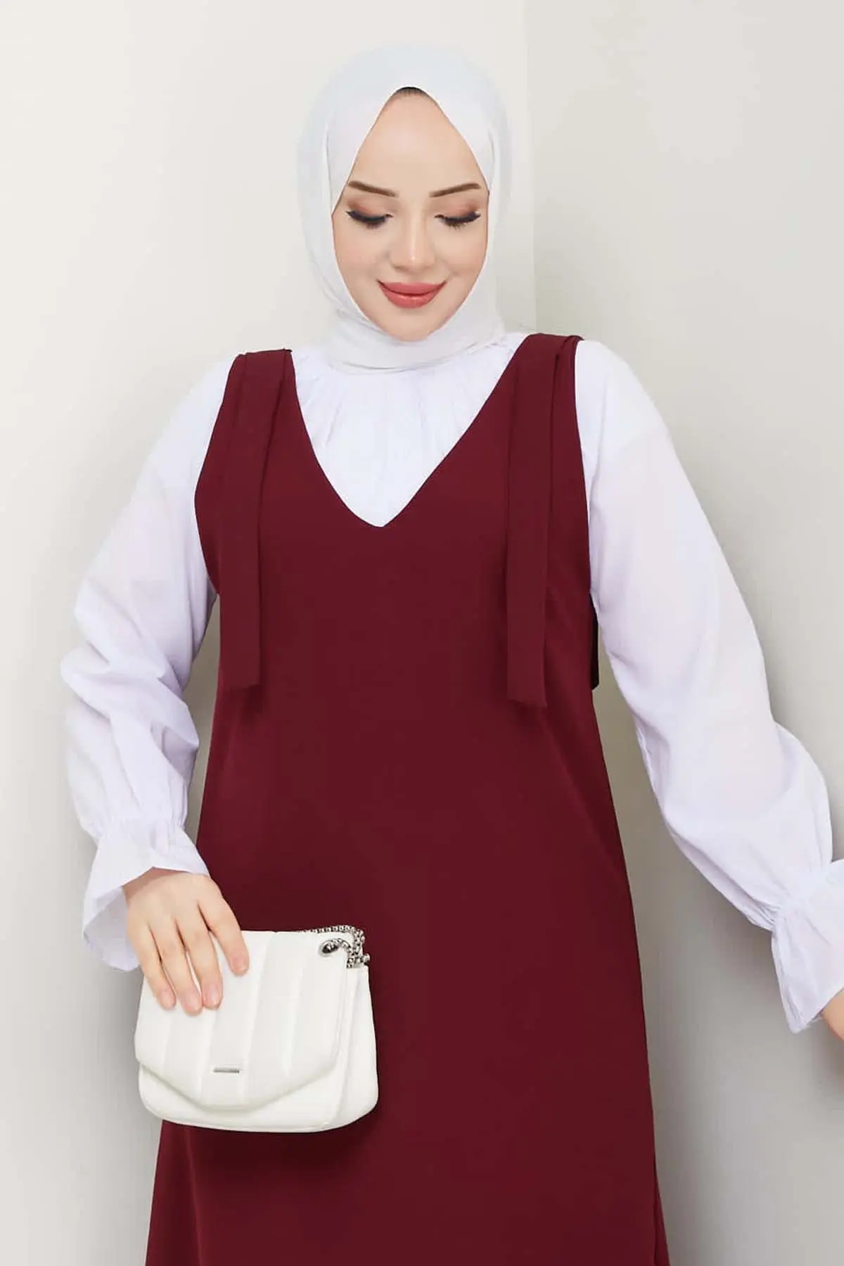 Shirt + Vest Dress-detail