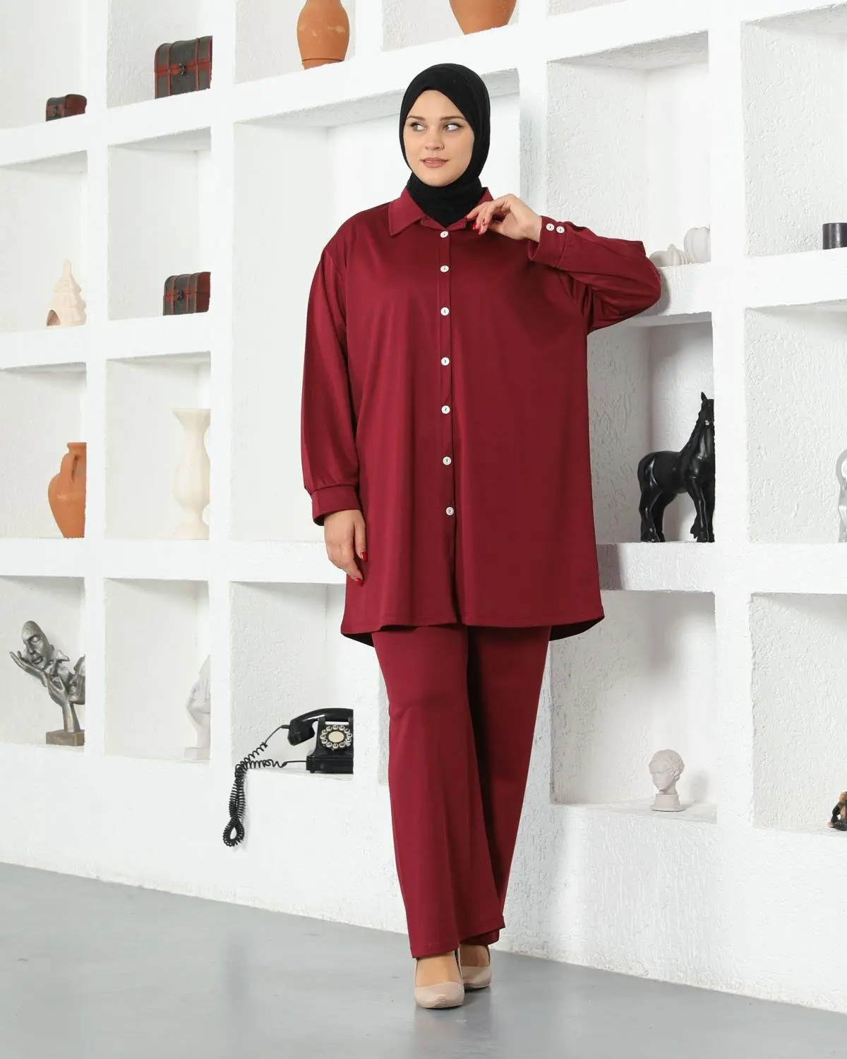 Shirted Hijab Suit-detail