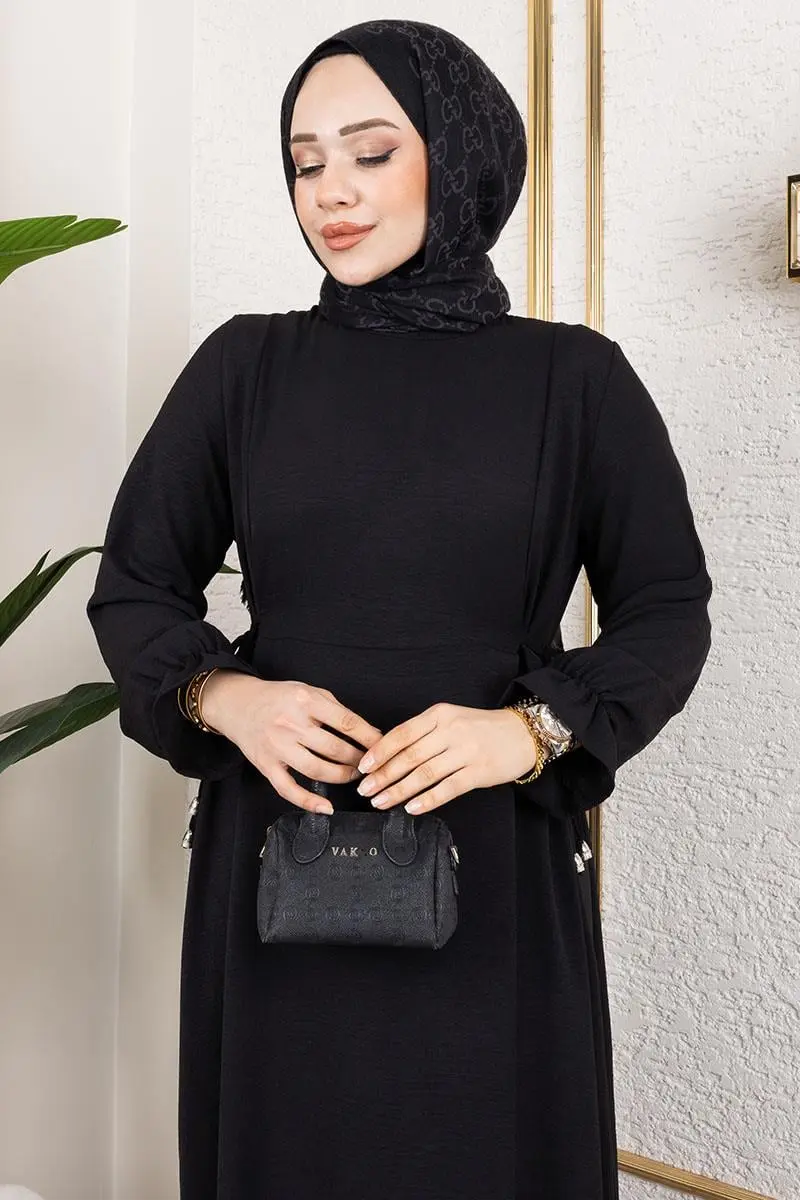 Side Lace Dress-detail