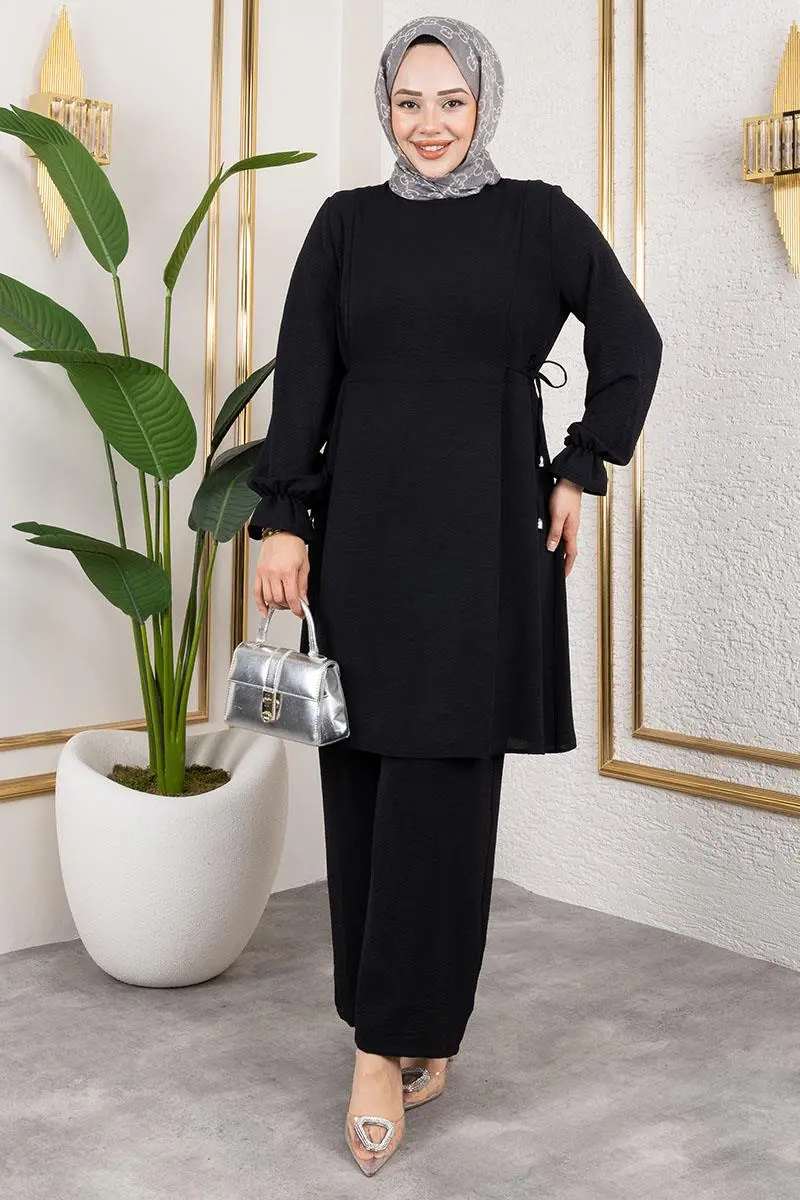 Side Laced Aerobin Suit-detail