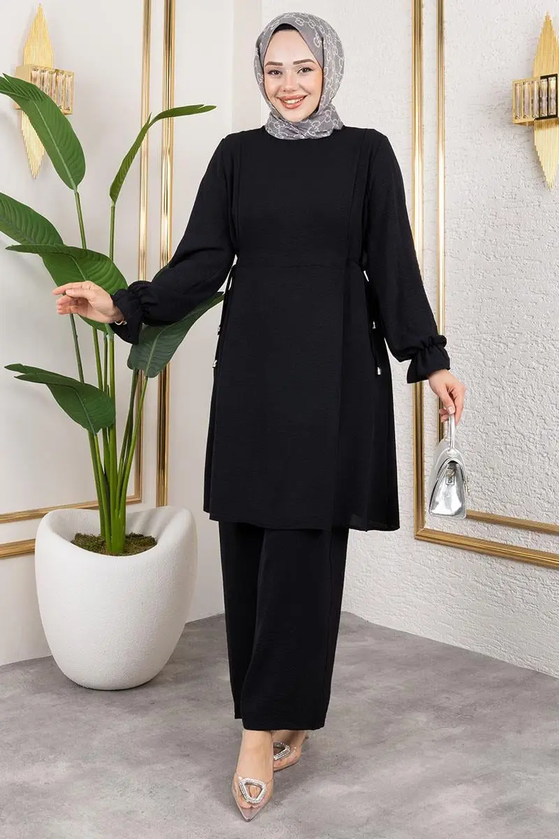 Side Laced Aerobin Suit-detail