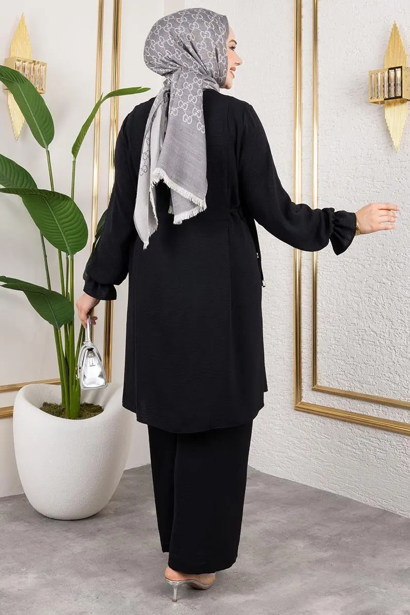 Side Laced Aerobin Suit-detail