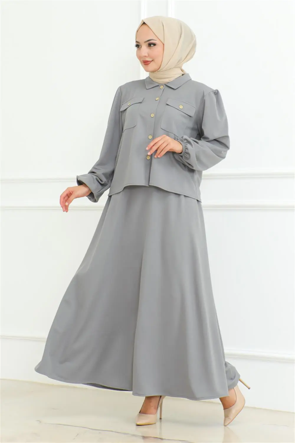 Skirted Hijab Suit-detail