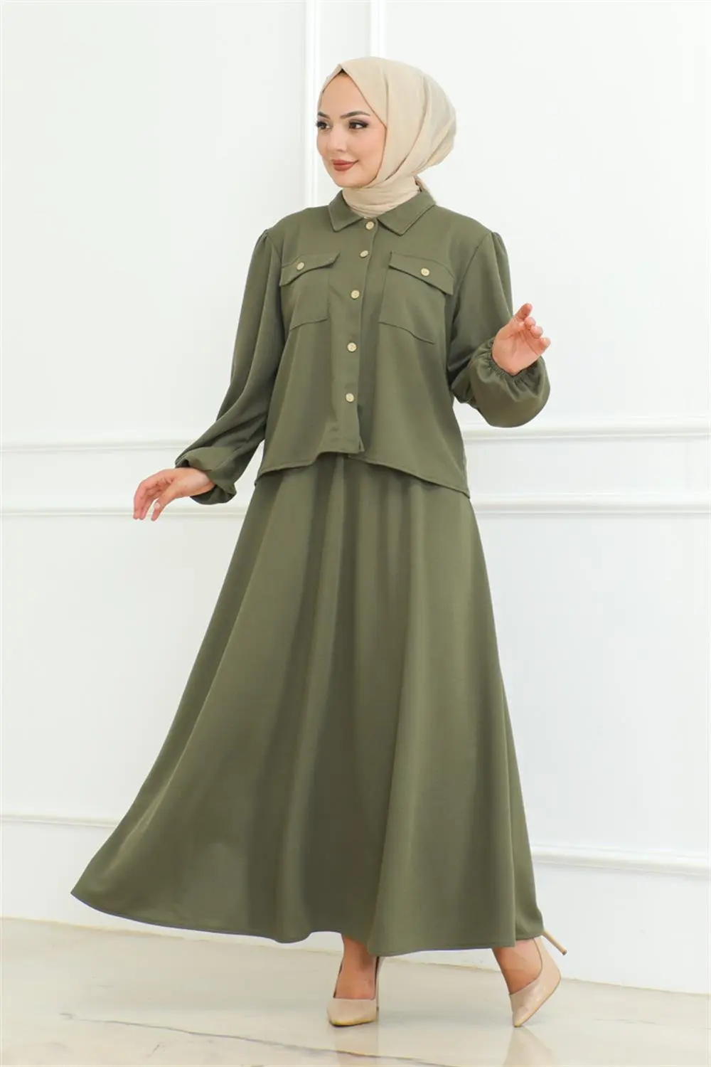 Skirted Hijab Suit-detail