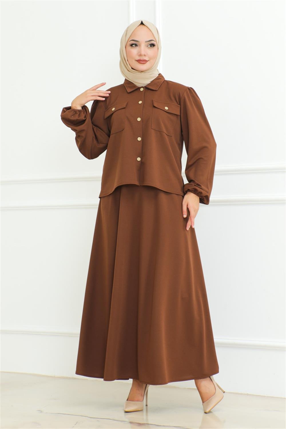 Skirted Hijab Suit